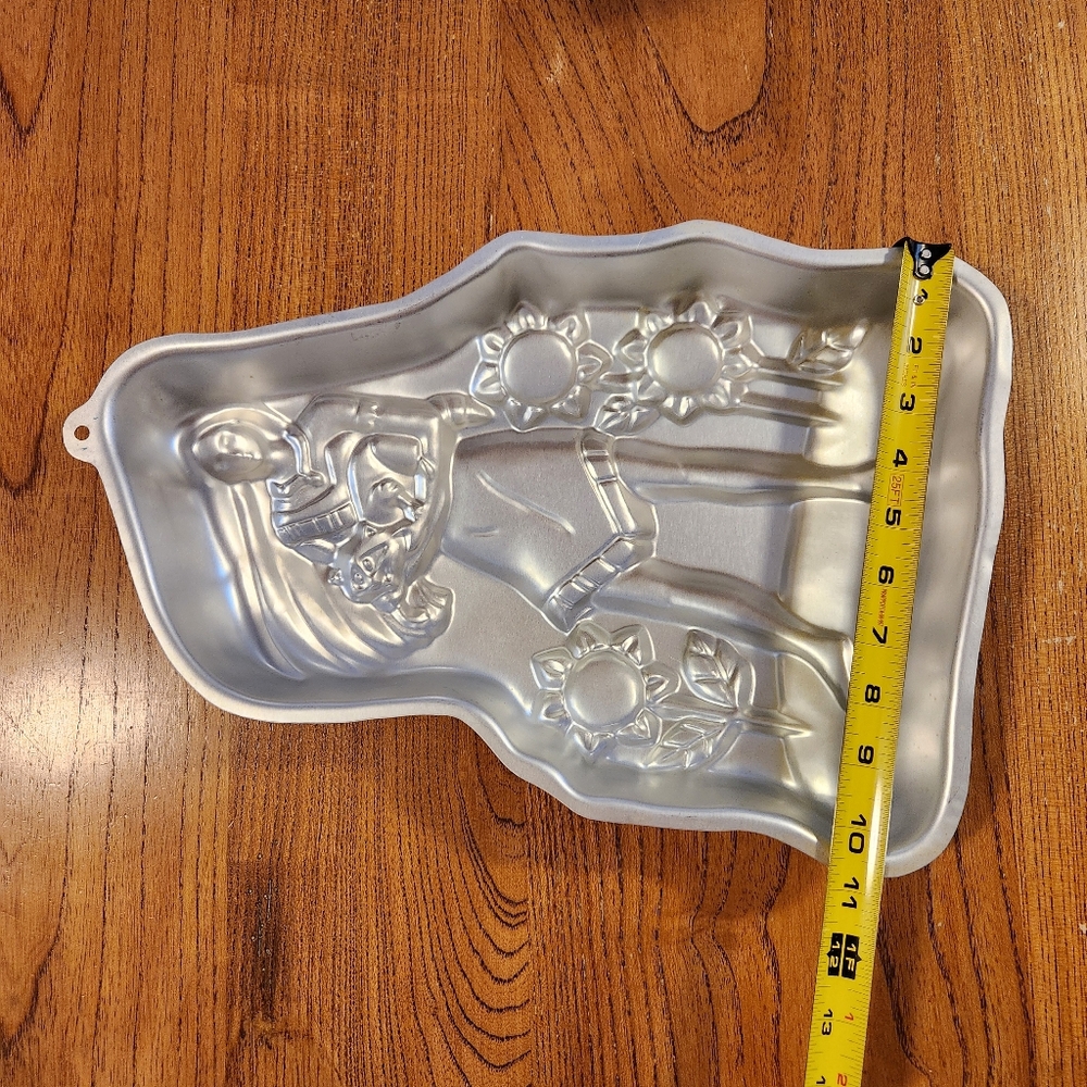 1995 Pocahontas Wilton Cake Pan Vintage 1990s Disney Birthday Cake Pan VTG - Picture 13 of 14